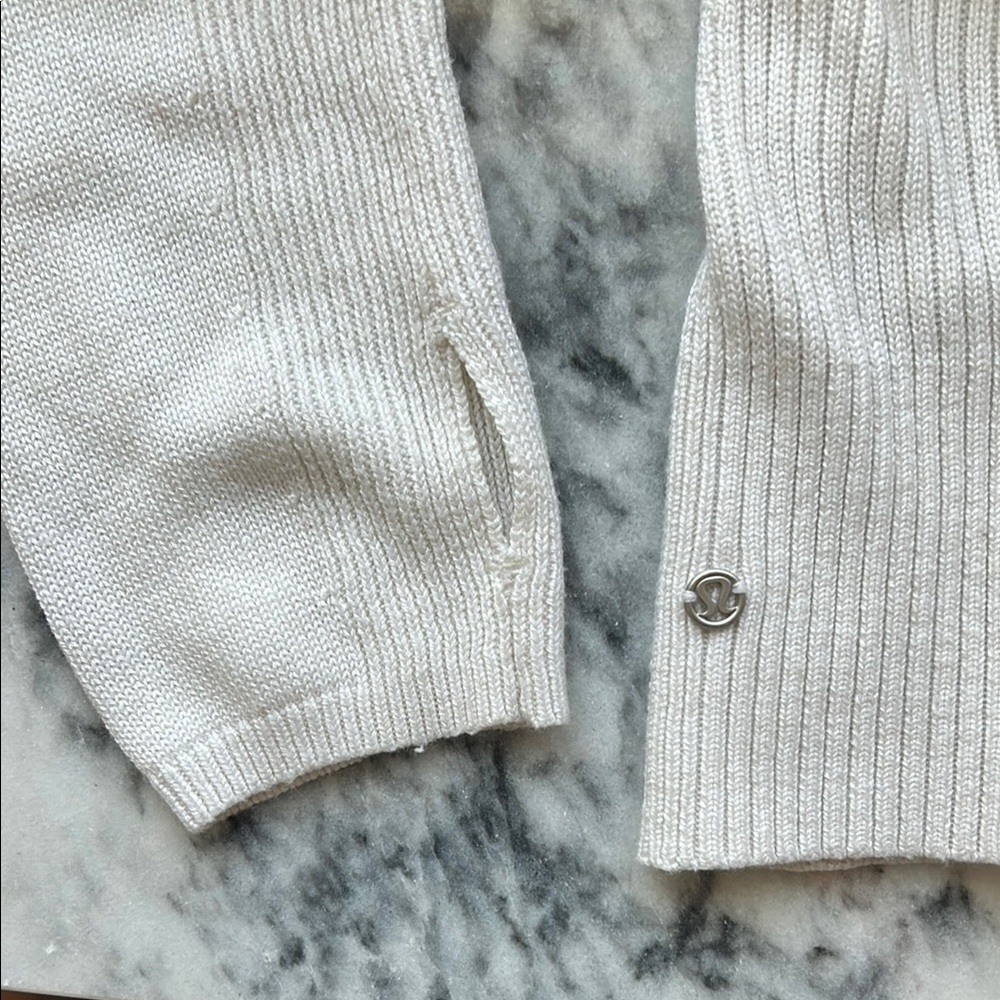 Lululemon Elegant Cream Women's Sweater | S - Picture 5 of 5